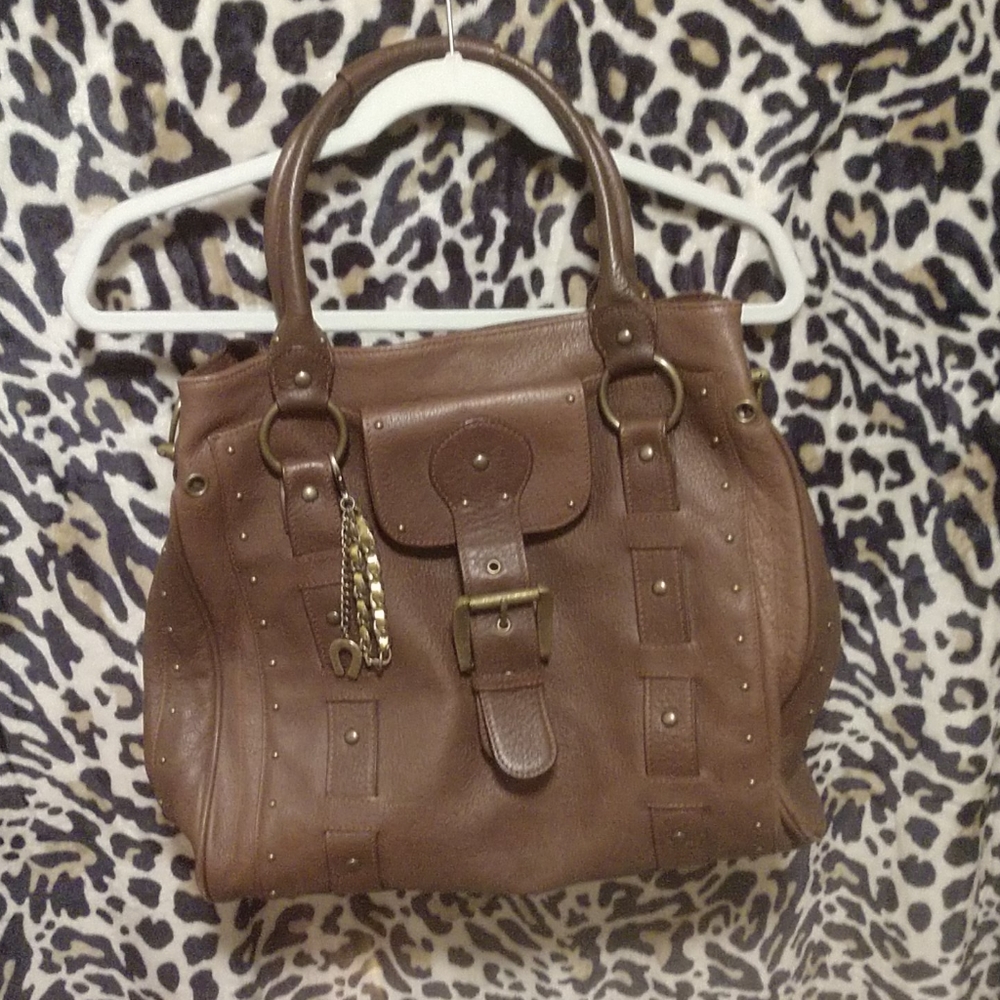 Betsy Johnson 100% leather bag/purse/satchel